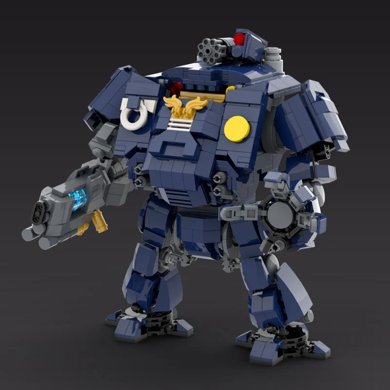 (Gobricks version) 972pcs MOC-214638 Ultramarines Redemptor Dreadnought - Image 11