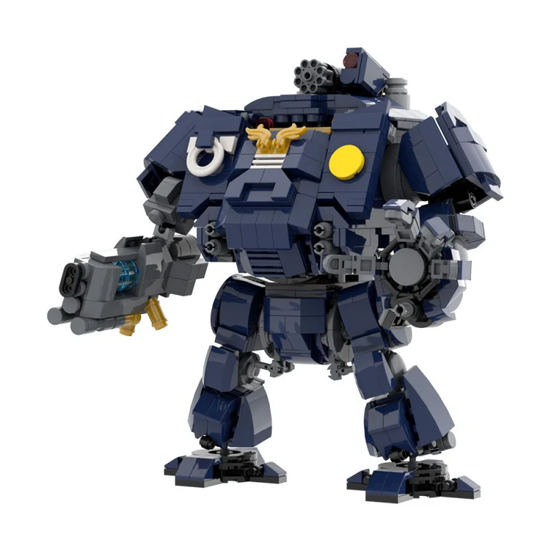 (Gobricks version) 972pcs MOC-214638 Ultramarines Redemptor Dreadnought - Image 4