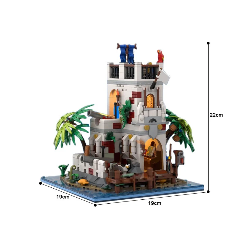 (Gobricks version) 978pcs MOC-147158 Imperial Outpost - Image 3