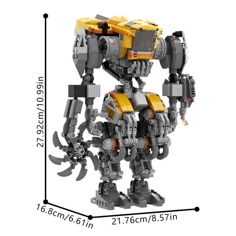 (Gobricks version) 985pcs MOC-203632 MAD STOMP XT “BEE-STUNG” - Image 7