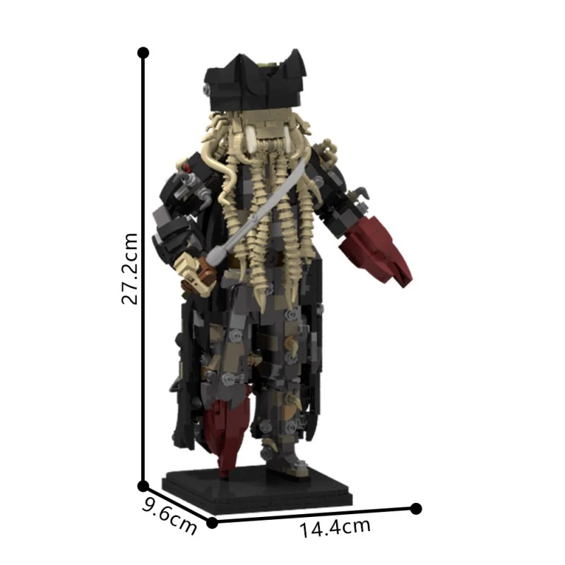 (Gobricks version) 985pcs MOC-205220 Davy Jones Figurine - Image 5