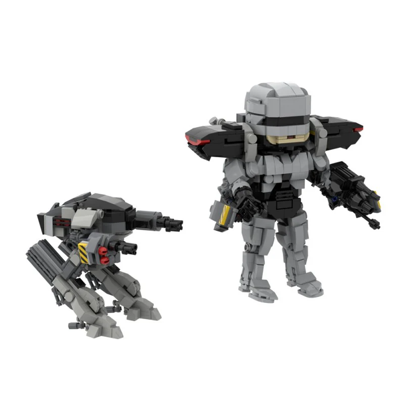 (Gobricks version) 988PCS MOC-199182 RoboCop Series Collection - Image 2