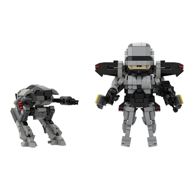 (Gobricks version) 988PCS MOC-199182 RoboCop Series Collection - Image 3