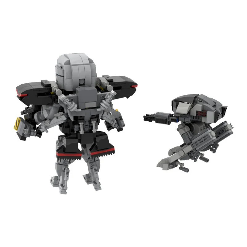 (Gobricks version) 988PCS MOC-199182 RoboCop Series Collection - Image 4