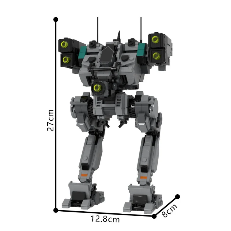 (Gobricks version) 991pcs MOC-101613 Flea BattleMech - Image 2