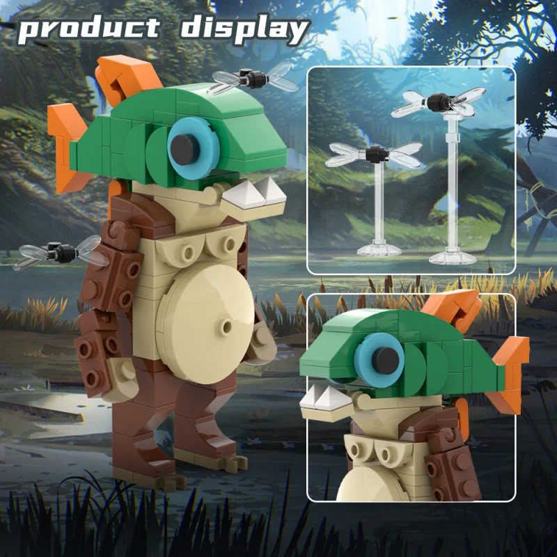 (Gobricks version) 99pcs MOC AI Brain Decaying Animals - Piranha - Image 6