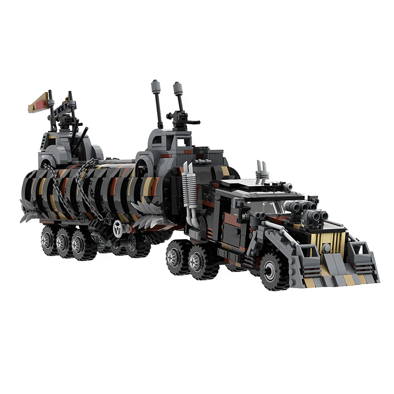 (Gobricks version) Mad Max: Fury Road War Rig Tanker Truck - Image 5