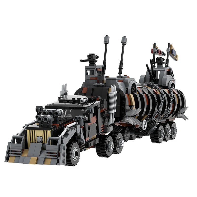 (Gobricks version) Mad Max: Fury Road War Rig Tanker Truck - Image 8