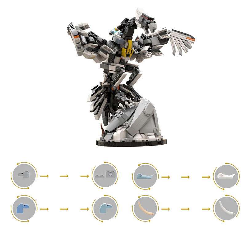 (Gobricks version) MOC-117996 Horizon Zero Dawn Stormbird with Stand - Image 6