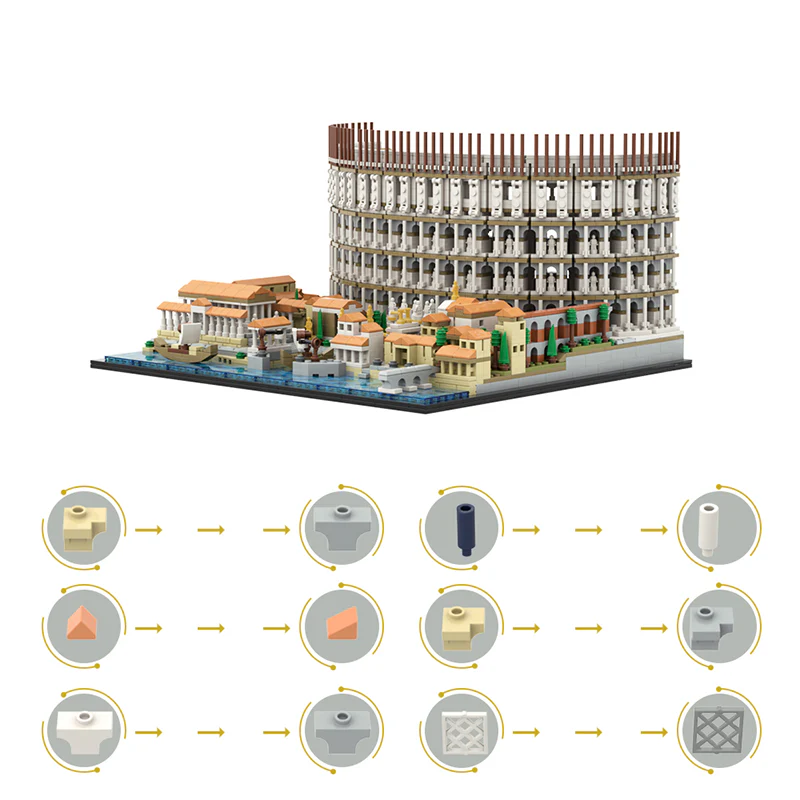 (Gobricks version) MOC-123064 Colosseum - Image 13