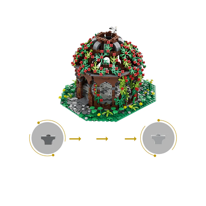 (Gobricks version) MOC-124111 Pavillion - Image 5