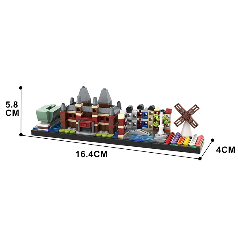 (Gobricks version) MOC-133803 Amsterdam skyline - Image 2
