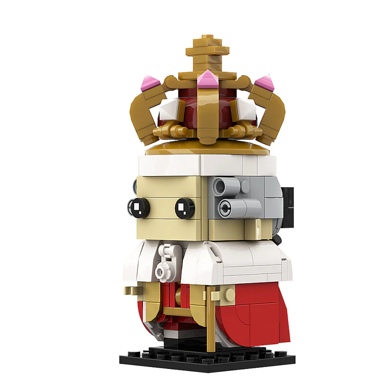 (Gobricks version) MOC-136828 King George III Brickheadz - Image 4