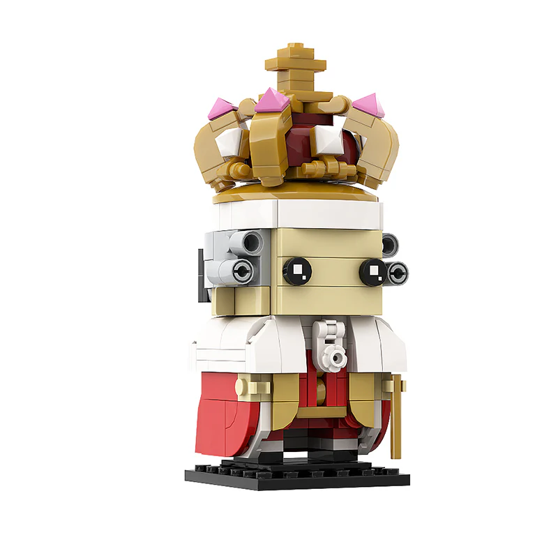 (Gobricks version) MOC-136828 King George III Brickheadz - Image 5