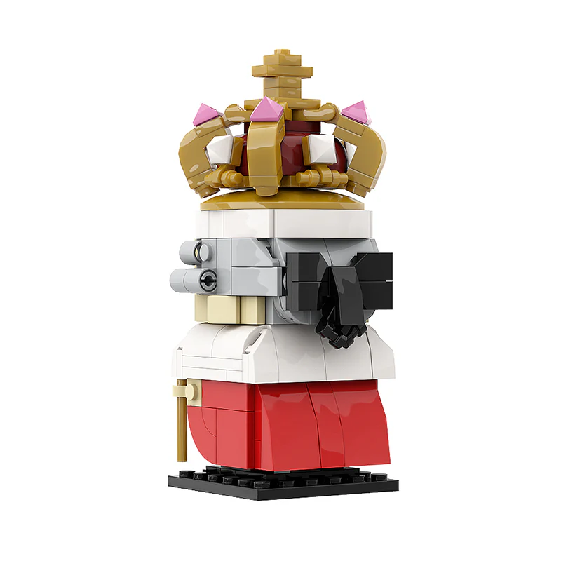 (Gobricks version) MOC-136828 King George III Brickheadz - Image 6