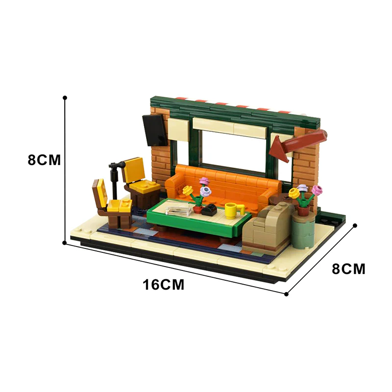 (Gobricks version) MOC-138270 FRIENDS - Smaller display - Image 2