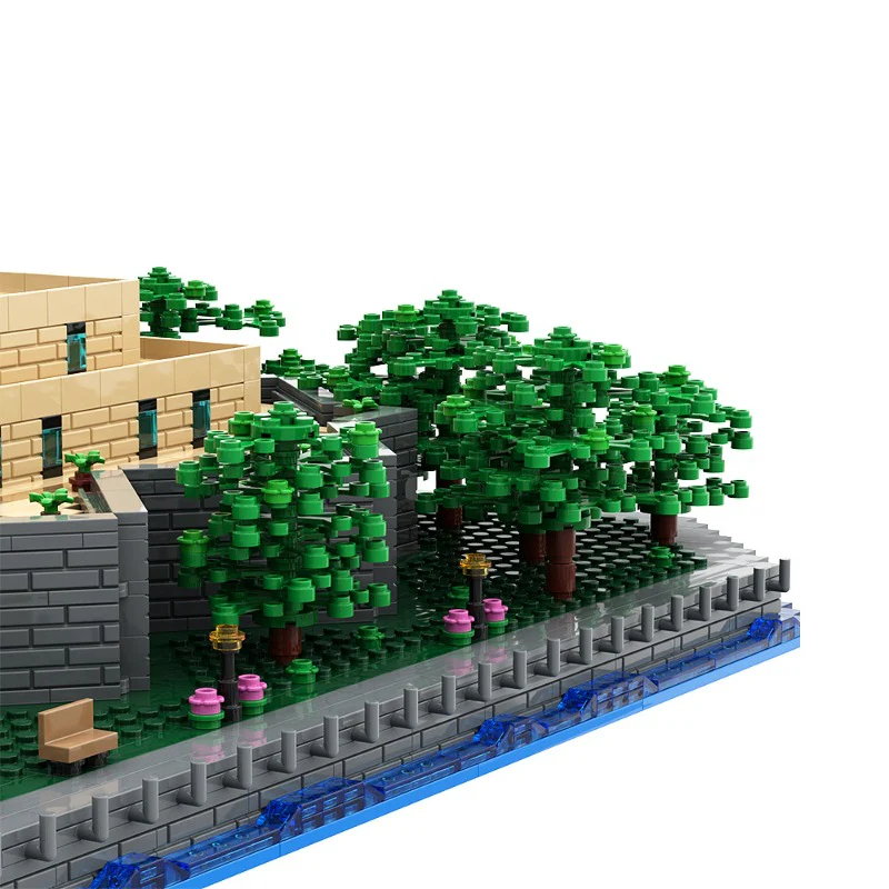 (Gobricks version) MOC Statue of Liberty Base Add-on 21042 LEGO Compatible - Image 6