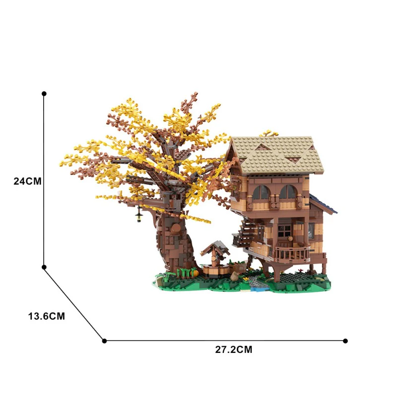 (Gobricks version) MOC-55068 Arcadian Hut - Image 3