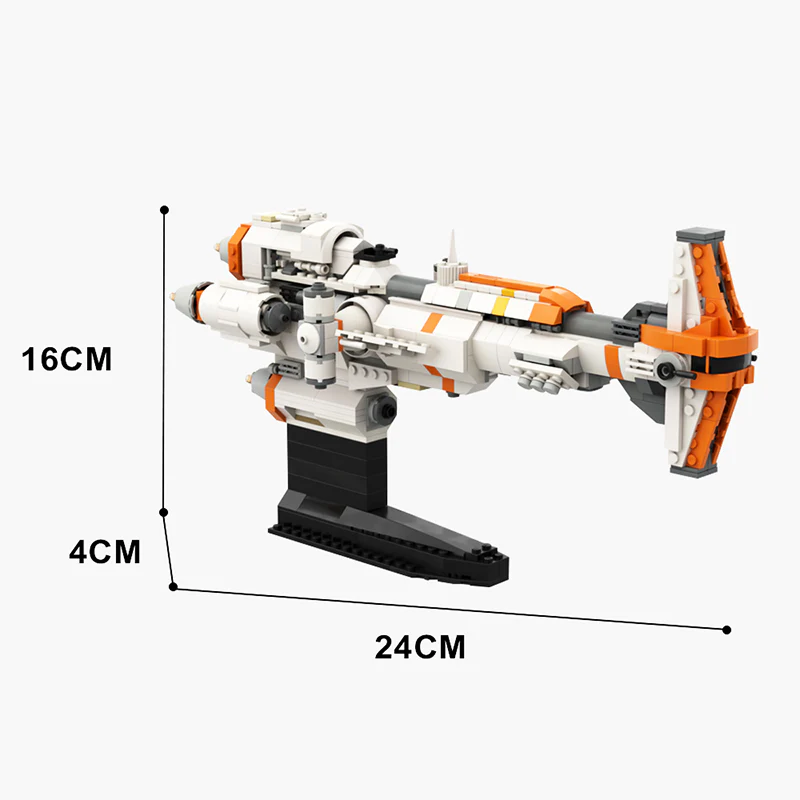 (Gobricks version) MOC-57178  Hammerhead Corvette - Image 2