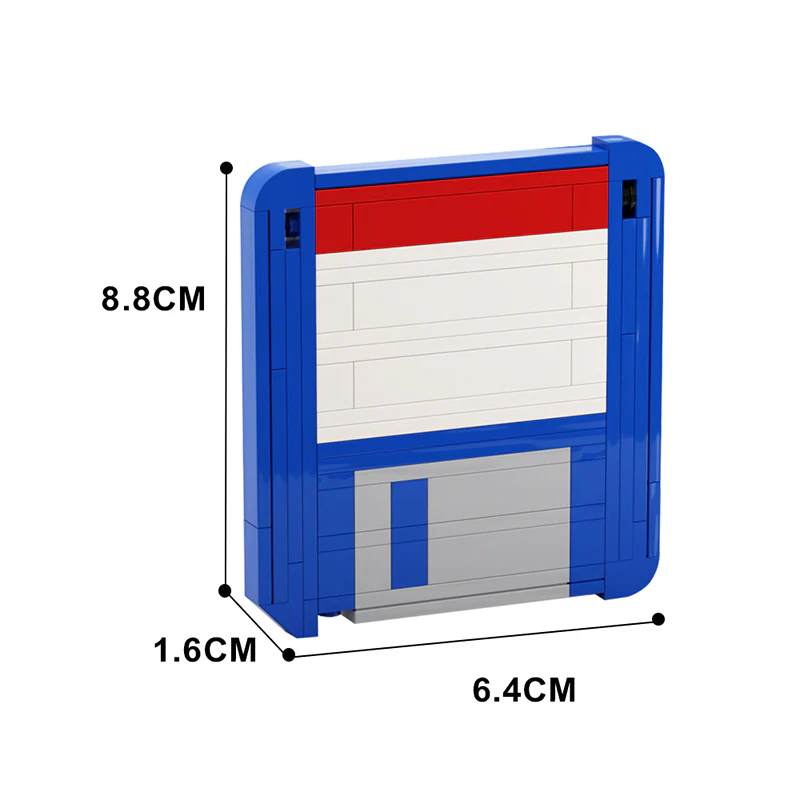 (Gobricks version) MOC-82252 Save Icon (Floppy Disk) Update - Image 2