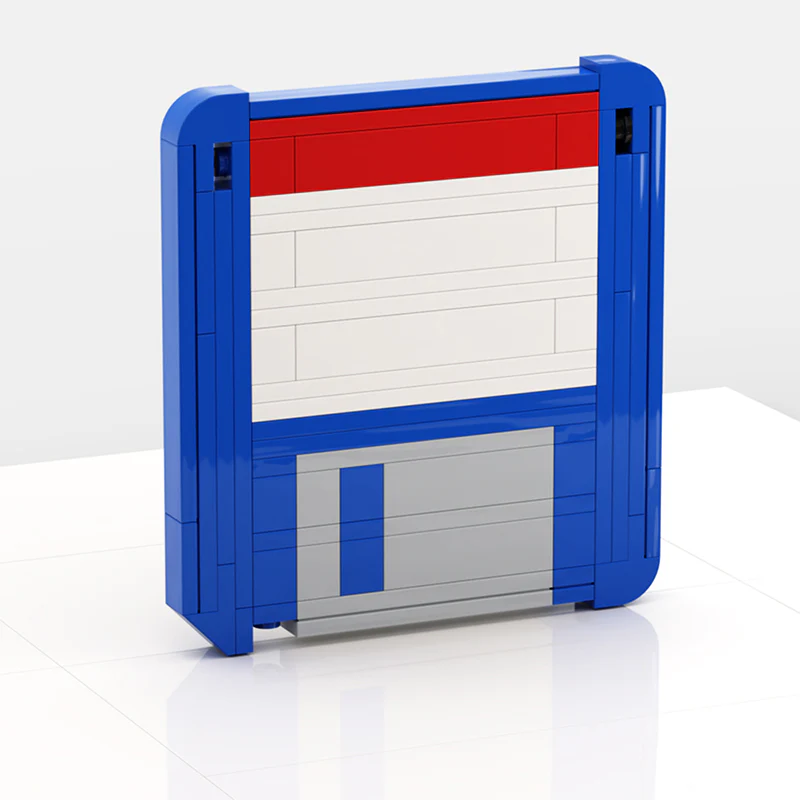 (Gobricks version) MOC-82252 Save Icon (Floppy Disk) Update - Image 3