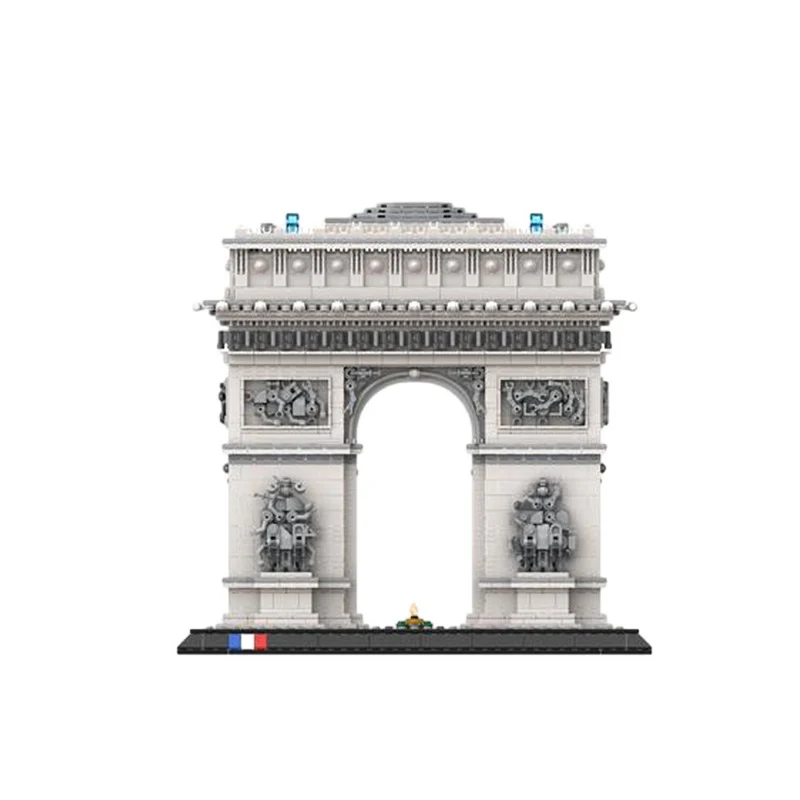 (Gobricks version) 4329pcs MOC-163329 MOC Arc de Triomphe in Paris, France - Image 4