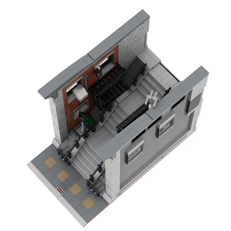 (Gobricks version) 800pcs+ MOC DC Movie Joker Scene Architecture - Image 3