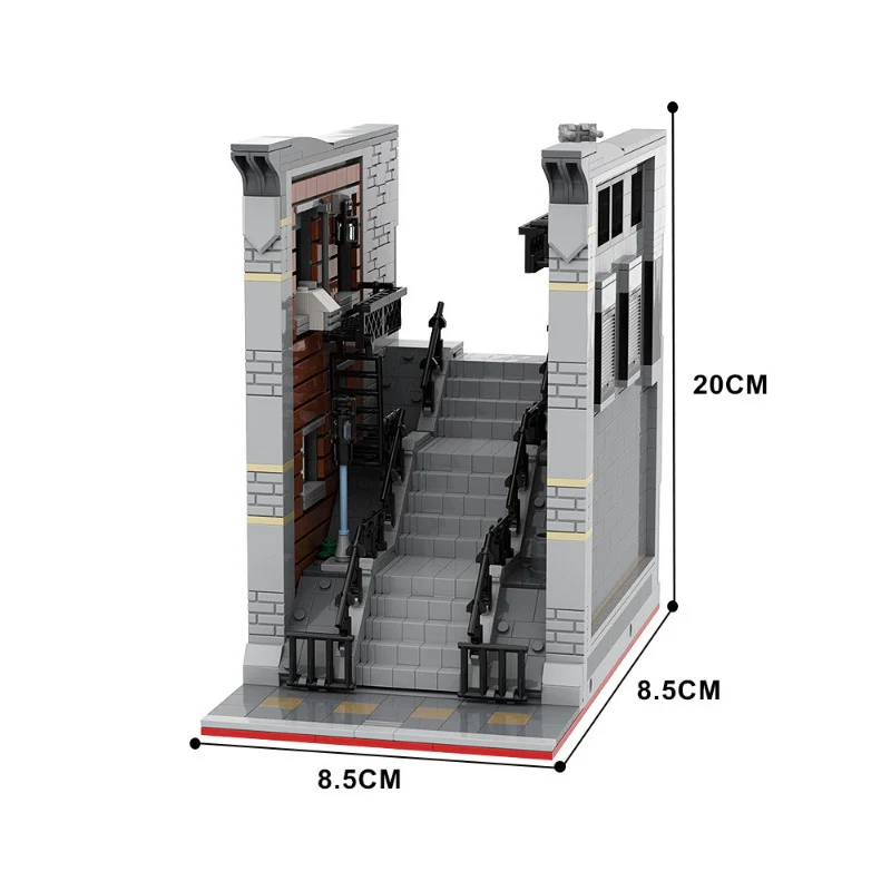 (Gobricks version) 800pcs+ MOC DC Movie Joker Scene Architecture - Image 4