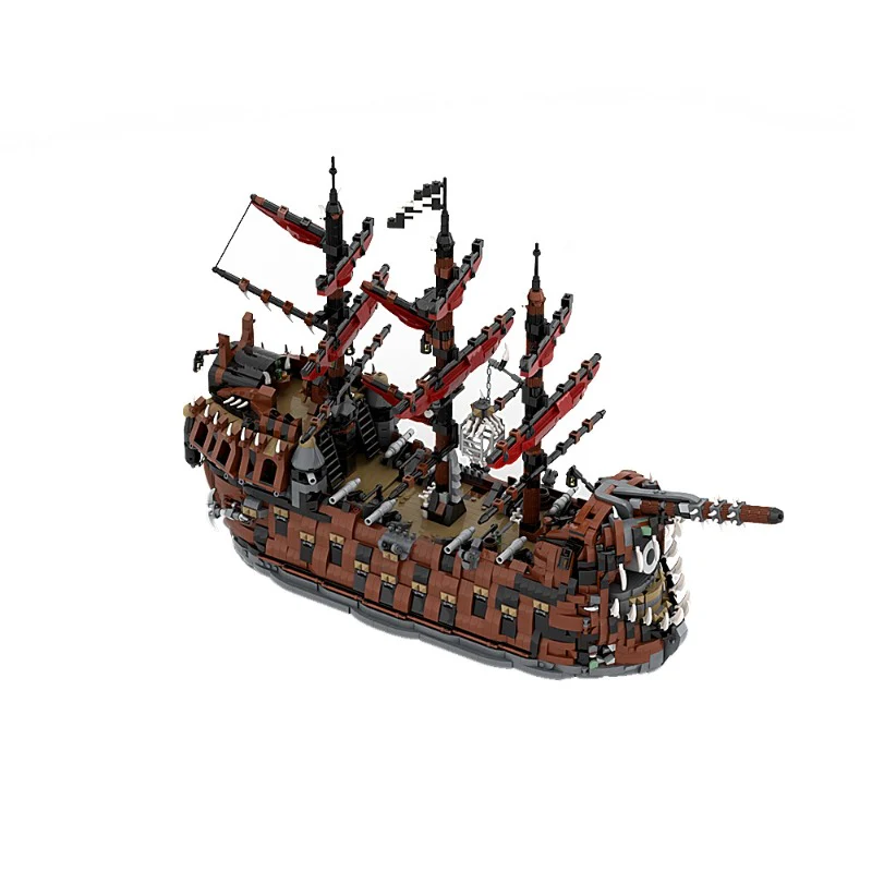 (Gobricks version) 800pcs+ MOC Flying Dutchman Pirate Ship - Image 2