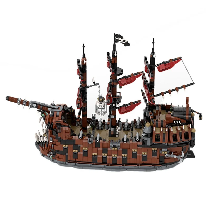 (Gobricks version) 800pcs+ MOC Flying Dutchman Pirate Ship - Image 5