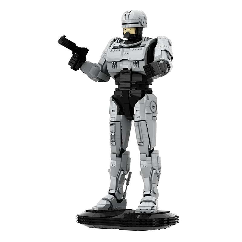 (Gobricks version) 2476pcs MOC RoboCop with Base LEGO Compatible - Image 10