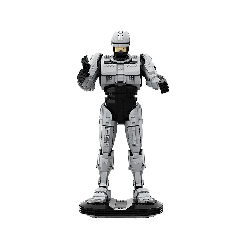 (Gobricks version) 2476pcs MOC RoboCop with Base LEGO Compatible - Image 2