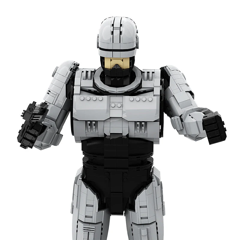(Gobricks version) 2476pcs MOC RoboCop with Base LEGO Compatible - Image 8