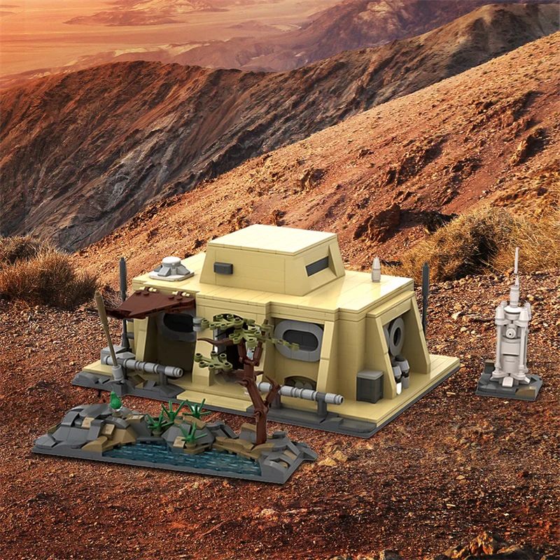 (Gobricks version)1325PCS MOC-146420 The Mandalorian's Cabin - Image 2