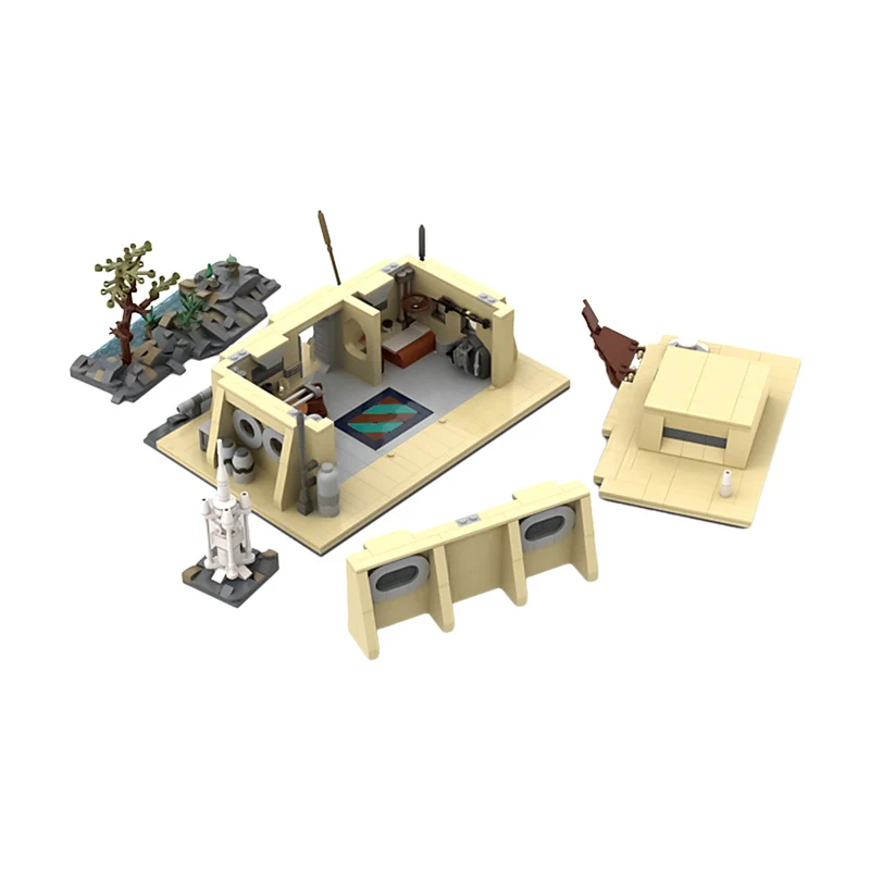 (Gobricks version)1325PCS MOC-146420 The Mandalorian's Cabin - Image 4