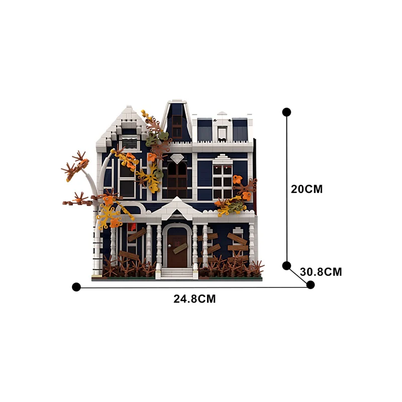 (Gobricks version)1700pcs MOC-127052 Victor Creel House - Image 3