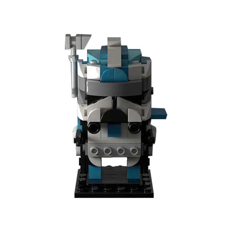 (Gobricks version)178PCS MOC-180062 Lieutenant Crash Brickheadz - Image 2