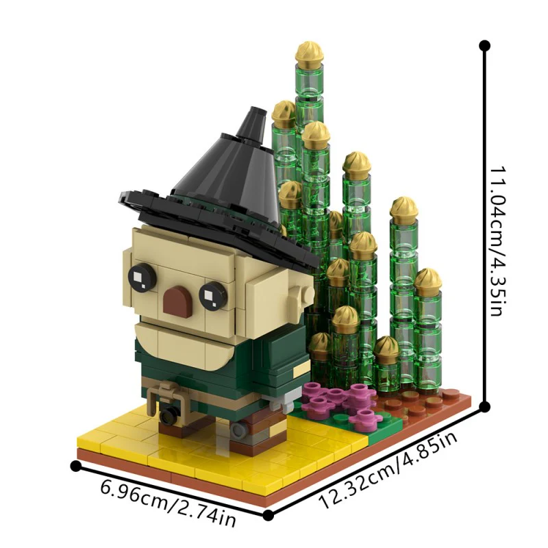 (Gobricks version)215pcs MOC The Wizard of Oz - Scarecrow - Image 7