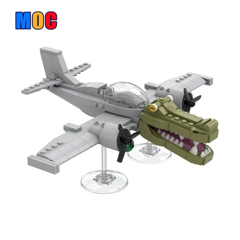 (Gobricks version)216pcs MOC AI Brain Decaying Animals-Crocodile