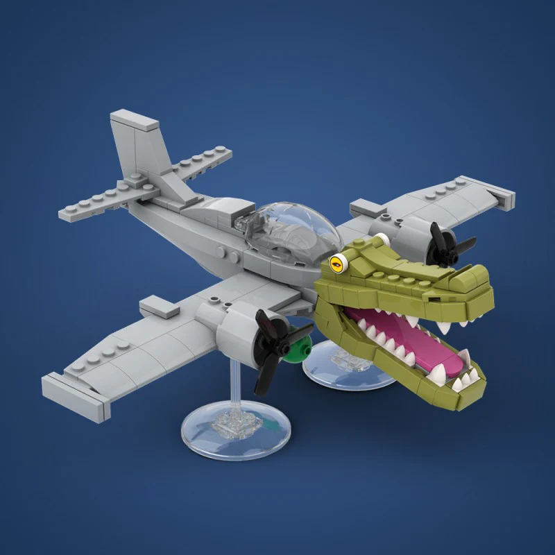 (Gobricks version)216pcs MOC AI Brain Decaying Animals-Crocodile - Image 11