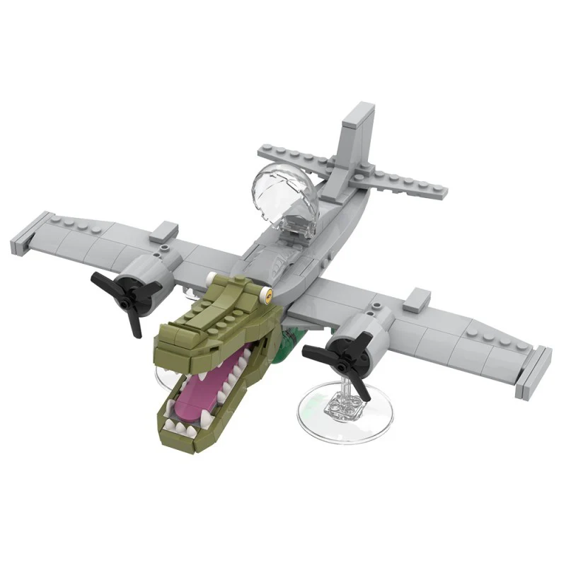 (Gobricks version)216pcs MOC AI Brain Decaying Animals-Crocodile - Image 3