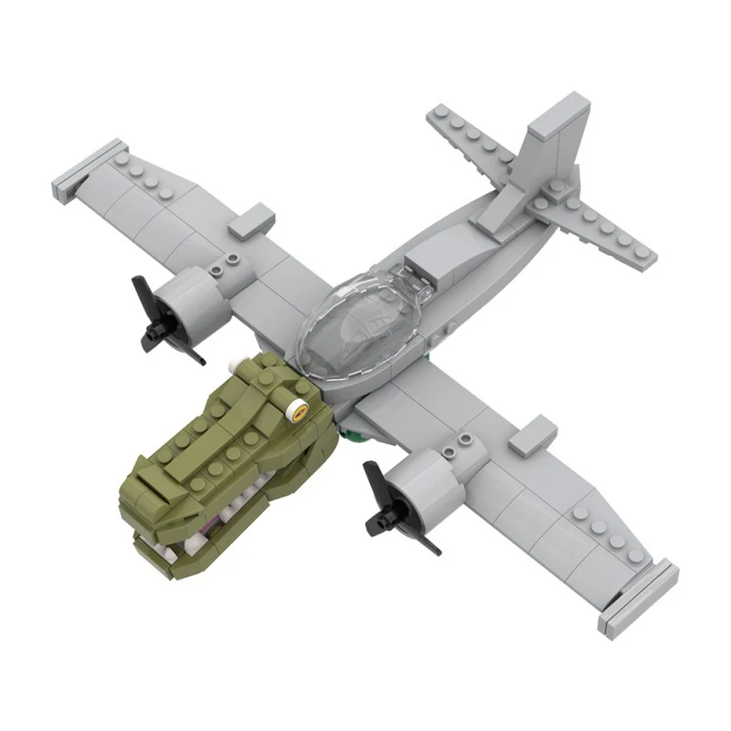 (Gobricks version)216pcs MOC AI Brain Decaying Animals-Crocodile - Image 4
