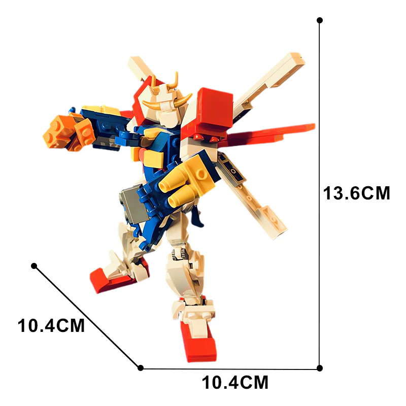 (Gobricks version)239PCS MOC-154430 SF-017 GOD GUNDAM - Image 5