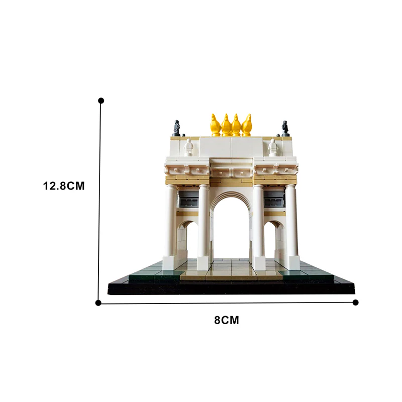 (Gobricks version)303pcs  MOC-48606 Arco della Pace - Image 4