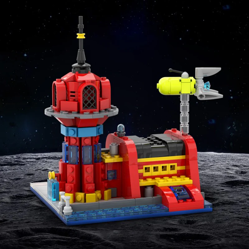 (Gobricks version)389pcs MOC-29365 Micro Planet Express - Image 10