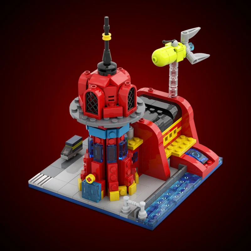 (Gobricks version)389pcs MOC-29365 Micro Planet Express - Image 11