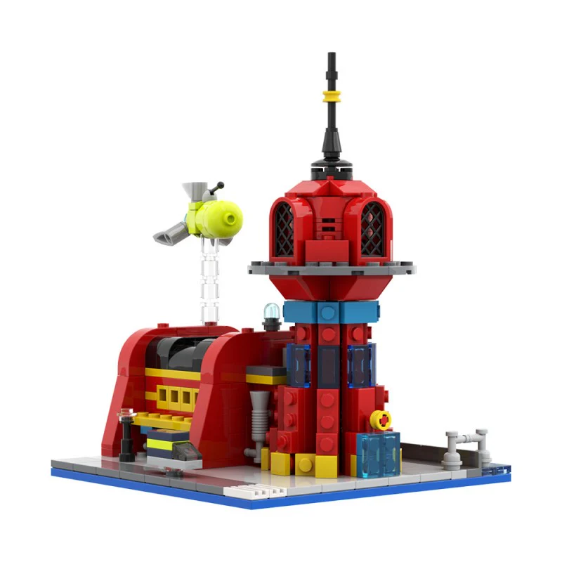 (Gobricks version)389pcs MOC-29365 Micro Planet Express - Image 2
