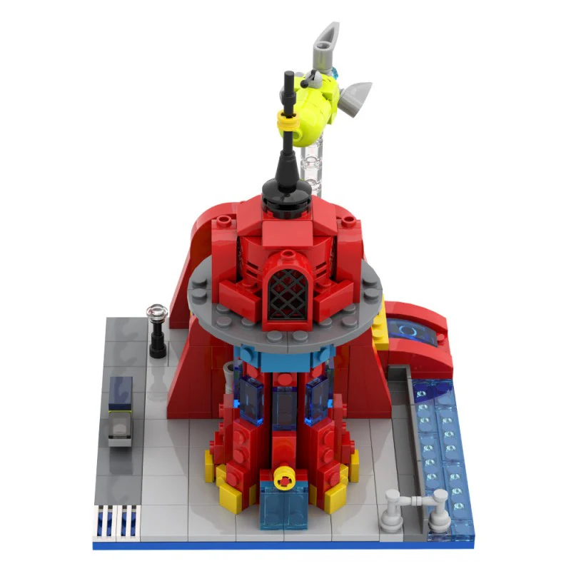 (Gobricks version)389pcs MOC-29365 Micro Planet Express - Image 3