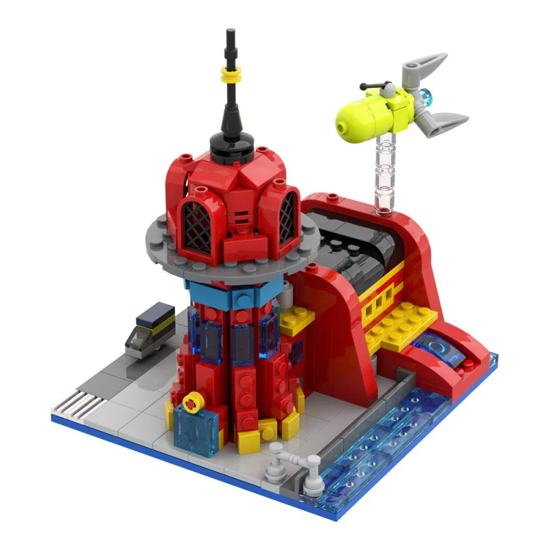 (Gobricks version)389pcs MOC-29365 Micro Planet Express - Image 4
