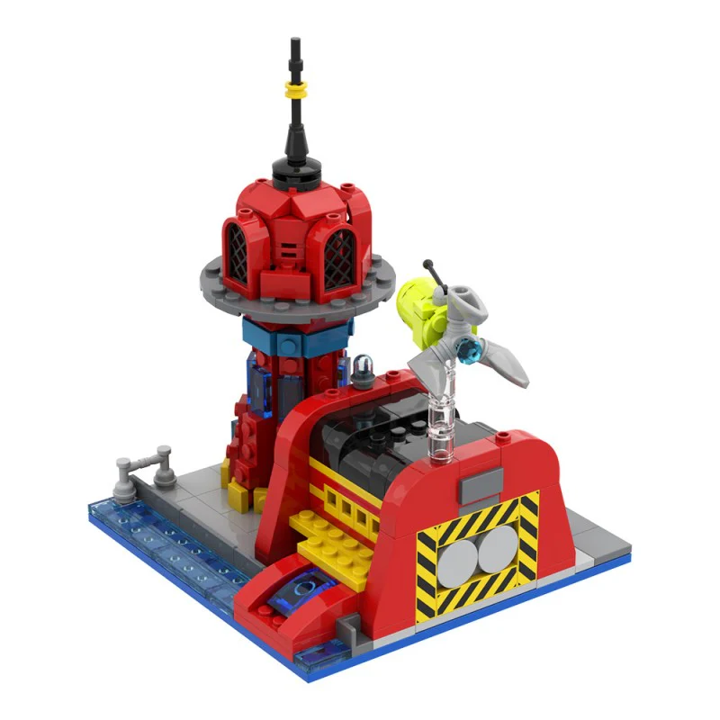 (Gobricks version)389pcs MOC-29365 Micro Planet Express - Image 5